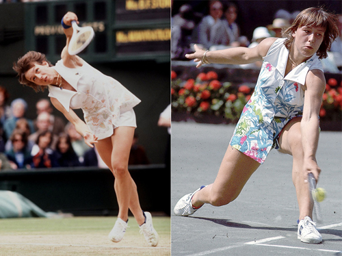 Sự biến đổi của trang phục chơi tennis