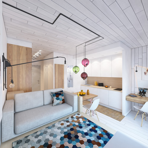 Thiết kế vừa đẹp vừa tiện ích của 4 căn hộ dưới 30 m2 