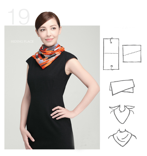 Những kiểu thắt khăn điệu đà sang chảnh cho quý cô công sở