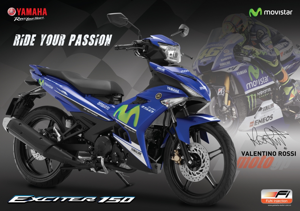 Yamaha exciter 150 chuẩn bị ra phiên bản màu mới