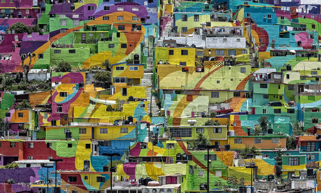 Những thành phố sắc màu trên thế giới