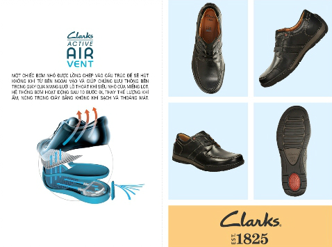 Thanh lịch và tinh tế với giày clarks
