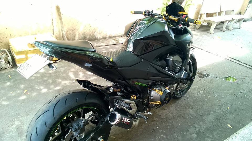 Kawasaki z800 2015 độ chất lừ của một biker việt