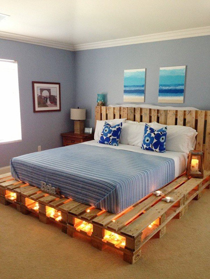 Các kiểu giường sáng tạo từ gỗ rẻ tiền