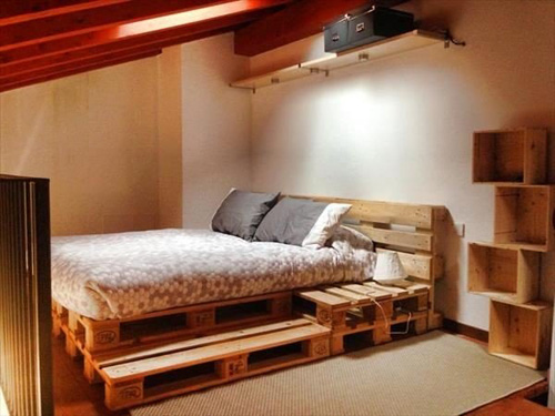 Các kiểu giường sáng tạo từ gỗ rẻ tiền