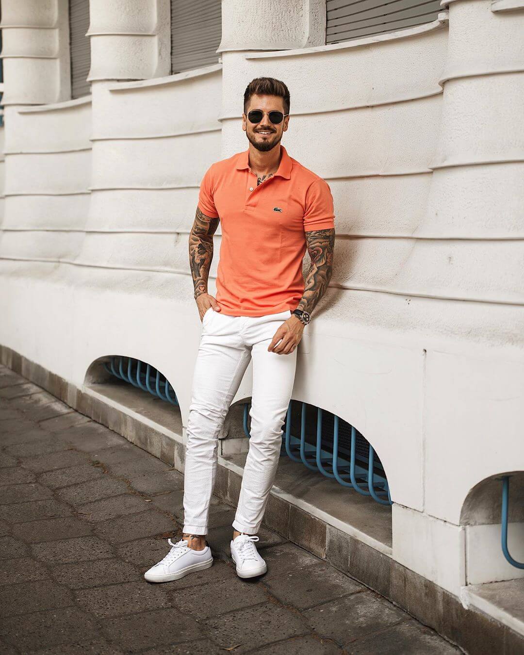 4 gợi ý phối đồ cùng quần chinos trắng giúp chàng định hình vẻ ngoài tự tin