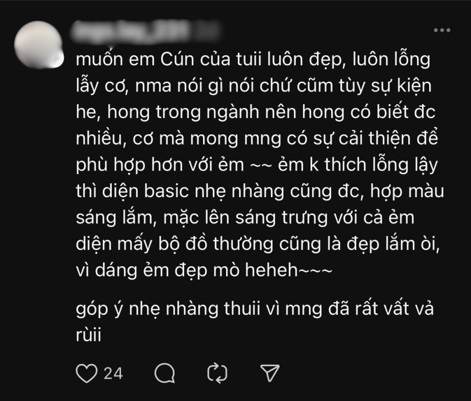 Guu thời trang của hieuthuhai khiến nhm lo lắng