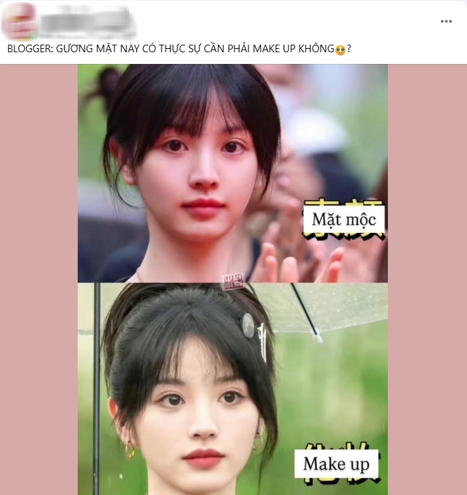 Mặt mộc của công chúa đẹp nhất trung quốc