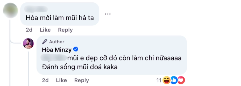 Gương mặt thay đổi liệu hoà minzy có nâng mũi
