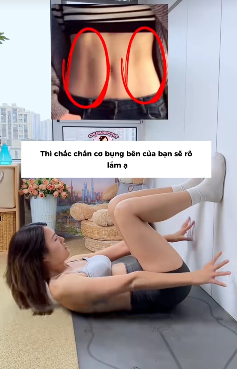 3 động tác gập bụng giúp giảm mỡ bụng ngay tại nhà